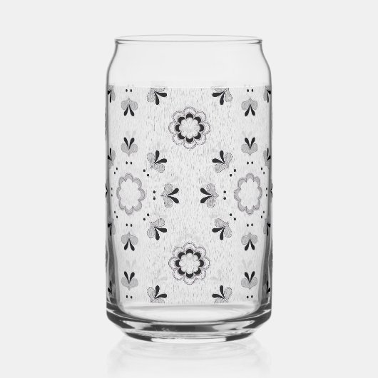 Floral Pattern Blikvorm Glas (Achterkant)