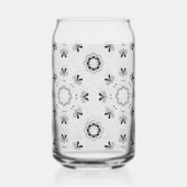 Floral Pattern Blikvorm Glas (Rechts)