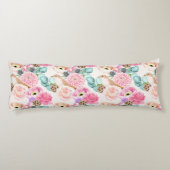 Floral Pattern Body Pillow Lichaamskussen (Achterkant)