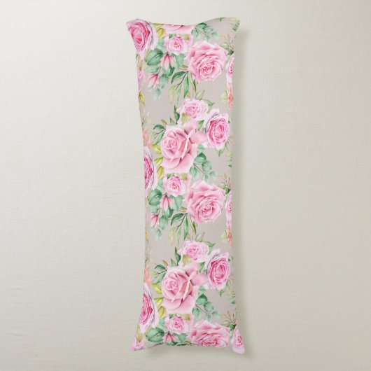Floral Pattern Body Pillow Lichaamskussen (Voorkant Verticaal)