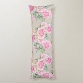 Floral Pattern Body Pillow Lichaamskussen (Achterkant (Verticaal))