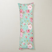 Floral Pattern Body Pillow Lichaamskussen (Achterkant (Verticaal))