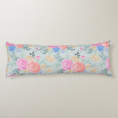 Floral Pattern Body Pillow Lichaamskussen (Achterkant)