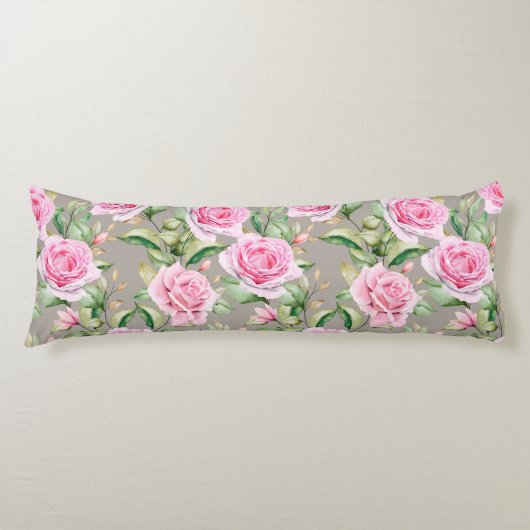 Floral Pattern Body Pillow Lichaamskussen (Voorkant)