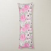 Floral Pattern Body Pillow Lichaamskussen (Achterkant (Verticaal))