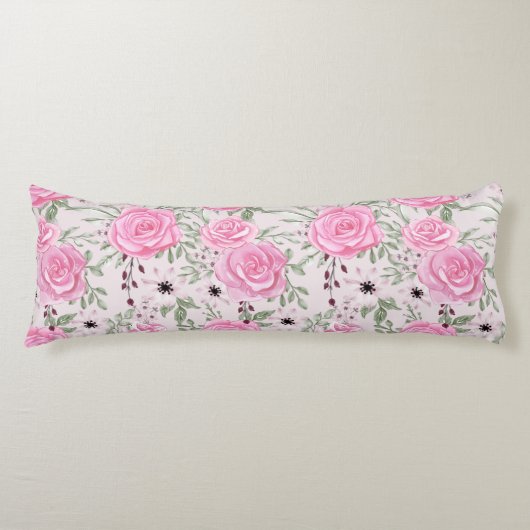 Floral Pattern Body Pillow Lichaamskussen (Voorkant)