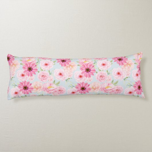 Floral Pattern Body Pillow Lichaamskussen (Achterkant)