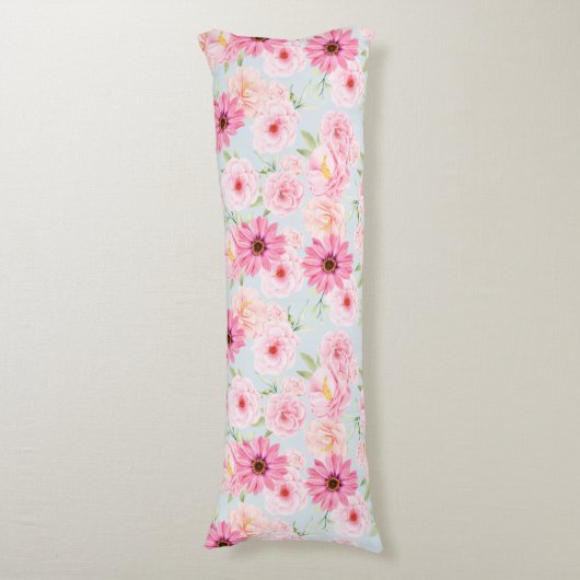 Floral Pattern Body Pillow Lichaamskussen (Voorkant Verticaal)