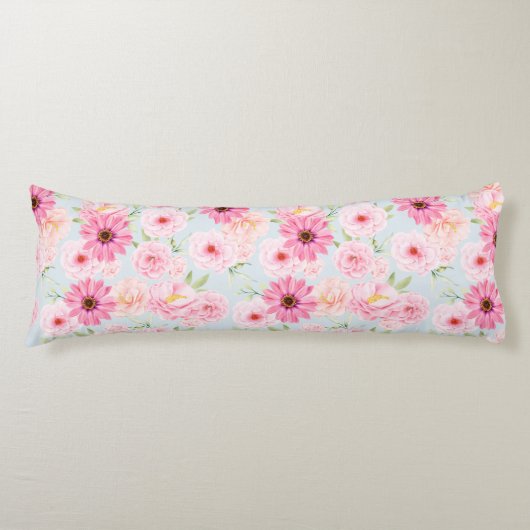 Floral Pattern Body Pillow Lichaamskussen (Voorkant)