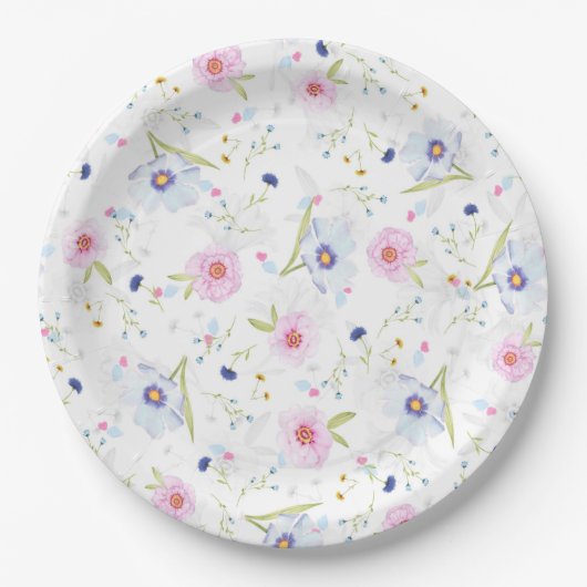  Floral Pattern Bord (Voorkant)
