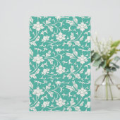 Floral Pattern Briefpapier (Staand voorkant)