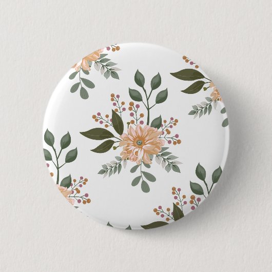 Floral Pattern Button (Voorkant)