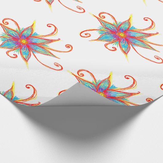 Floral Pattern Cadeaupapier (Hoek)