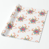 Floral Pattern Cadeaupapier (Uitgerold)