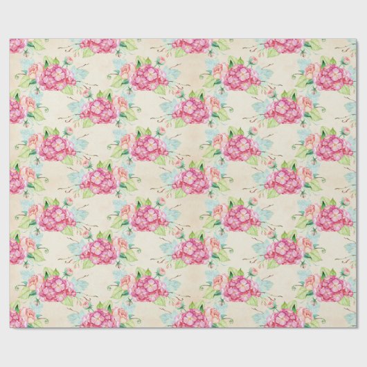 Floral Pattern Cadeaupapier (Vlak)