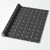 Floral Pattern Cadeaupapier (Uitgerold)