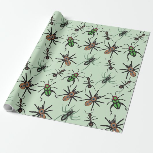  Floral Pattern Cadeaupapier (Uitgerold)