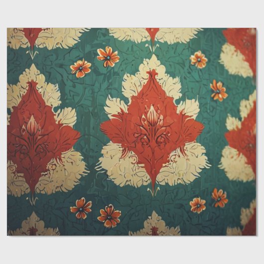 Floral Pattern Cadeaupapier (Vlak)