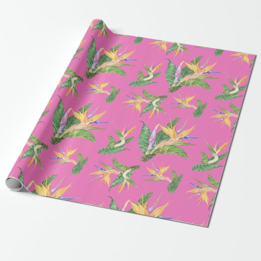 Floral Pattern Cadeaupapier (Uitgerold)