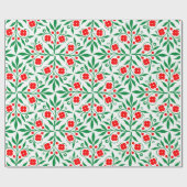 Floral pattern cadeaupapier (Vlak)