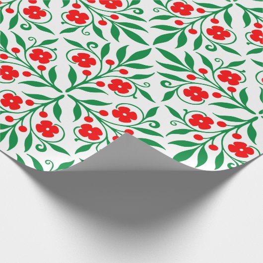 Floral pattern cadeaupapier (Hoek)