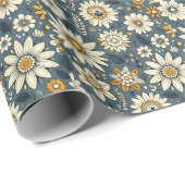 Floral Pattern Cadeaupapier (Rol Hoek)