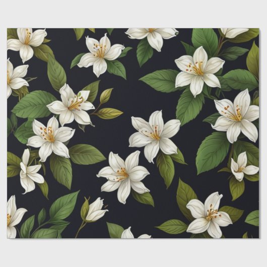Floral Pattern Cadeaupapier (Vlak)