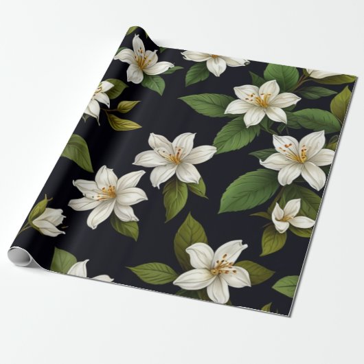 Floral Pattern Cadeaupapier (Uitgerold)