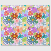 Floral Pattern Cadeaupapier (Vlak)