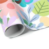 Floral Pattern Cadeaupapier (Rol Hoek)