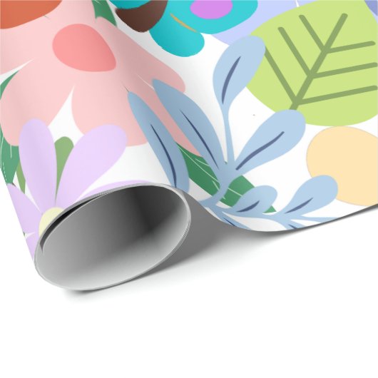 Floral Pattern Cadeaupapier (Rol Hoek)