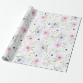 Floral Pattern Cadeaupapier (Uitgerold)