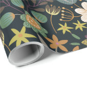  Floral Pattern Cadeaupapier (Rol Hoek)
