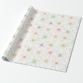 Floral Pattern Cadeaupapier (Uitgerold)