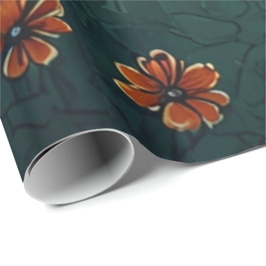 Floral Pattern Cadeaupapier (Rol Hoek)