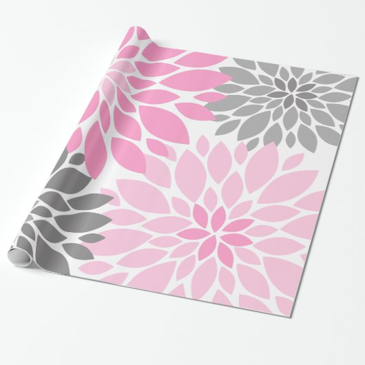Floral Pattern Cadeaupapier (Uitgerold)