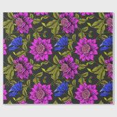 Floral Pattern Cadeaupapier (Vlak)