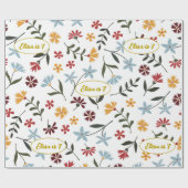 Floral Pattern Cadeaupapier (Vlak)