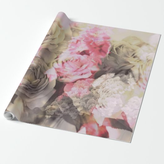 Floral Pattern Cadeaupapier (Uitgerold)
