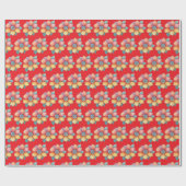  Floral Pattern Cadeaupapier (Vlak)