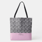 Floral Pattern Canvas tas (Voorkant)