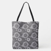 Floral Pattern Canvas tas (Achterkant)
