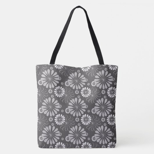 Floral Pattern Canvas tas (Achterkant)