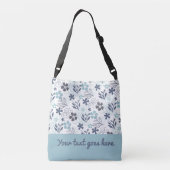 Floral Pattern Canvas tas (Achterkant)
