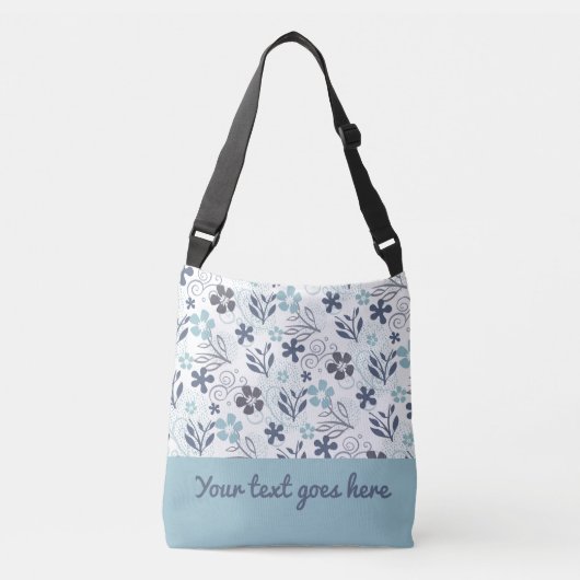 Floral Pattern Canvas tas (Voorkant)