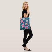 Floral Pattern Canvas tas (Op model)