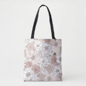 Floral Pattern Canvas tas (Voorkant)