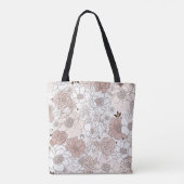 Floral Pattern Canvas tas (Achterkant)