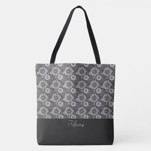 Floral Pattern Canvas tas (Voorkant)