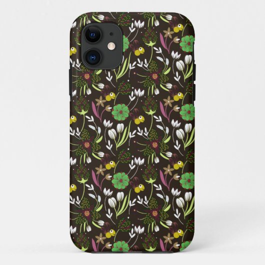 Floral Pattern Case-Mate iPhone Case (Achterkant)
